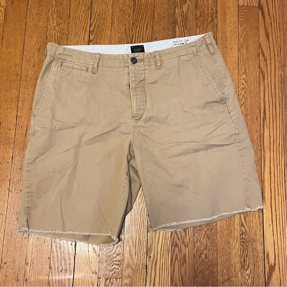 J Crew Chino Shorts Size 34.